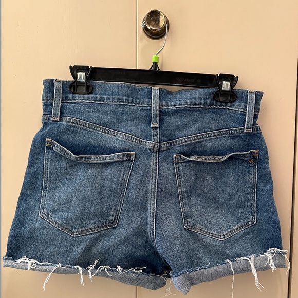 Madewell High-Rise Button-Front Edition Burke Wash Short - 28 - Picture 2 of 7